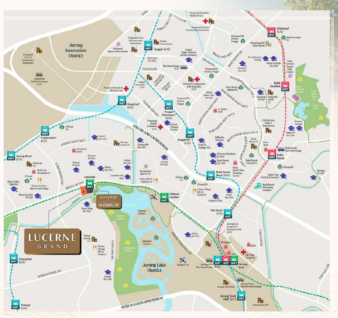 Lucerne Grand Location Map